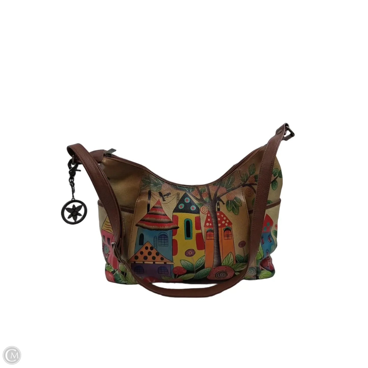 Handbag By Anuschka, Size: Large