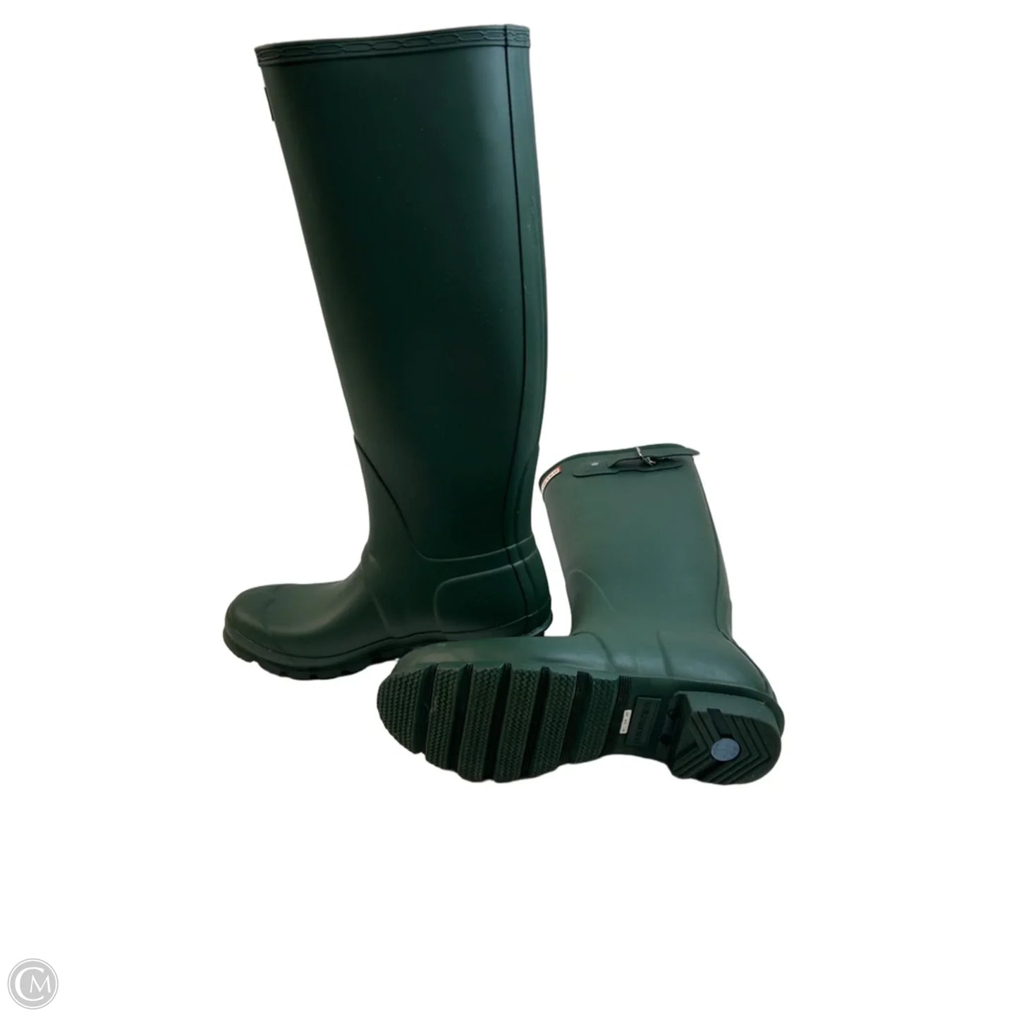 Boots Rain By Hunter In Green, Size: 8