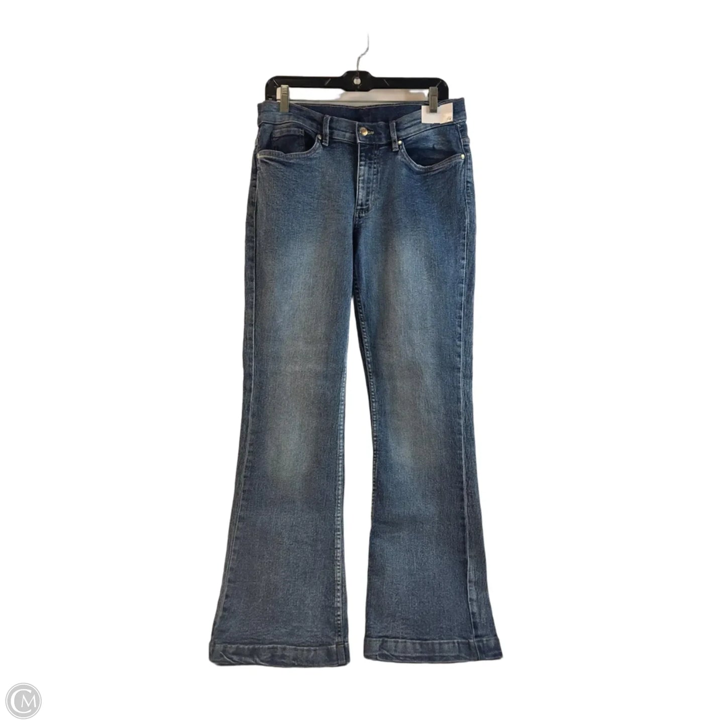 Jeans Boot Cut By Venus In Blue Denim, Size: 10