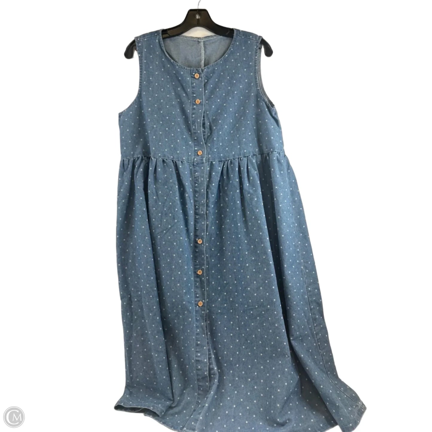 Dress Casual Maxi By Dazy In Polkadot Pattern, Size: M