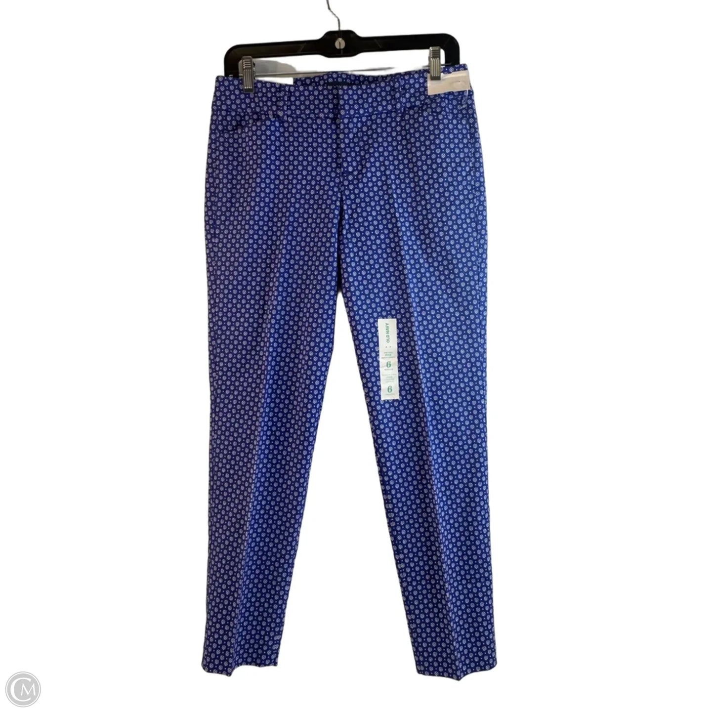 Pants Dress By Old Navy In Blue & White, Size: 6