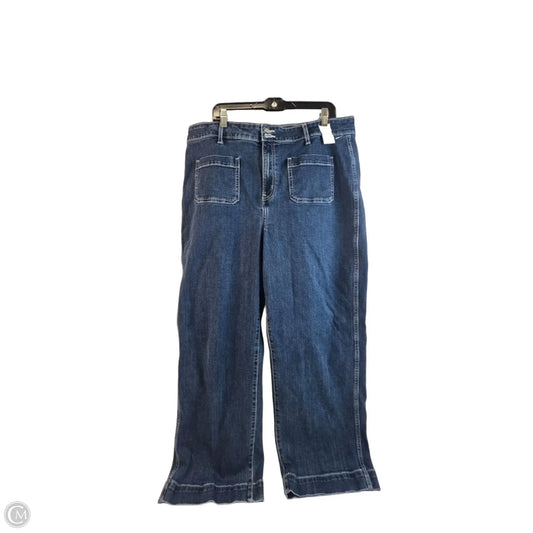 Jeans Wide Leg By Old Navy In Blue Denim, Size: 18