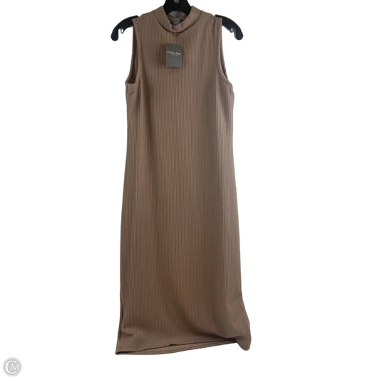 Dress Casual Midi By Olivia Rae In Brown, Size: M