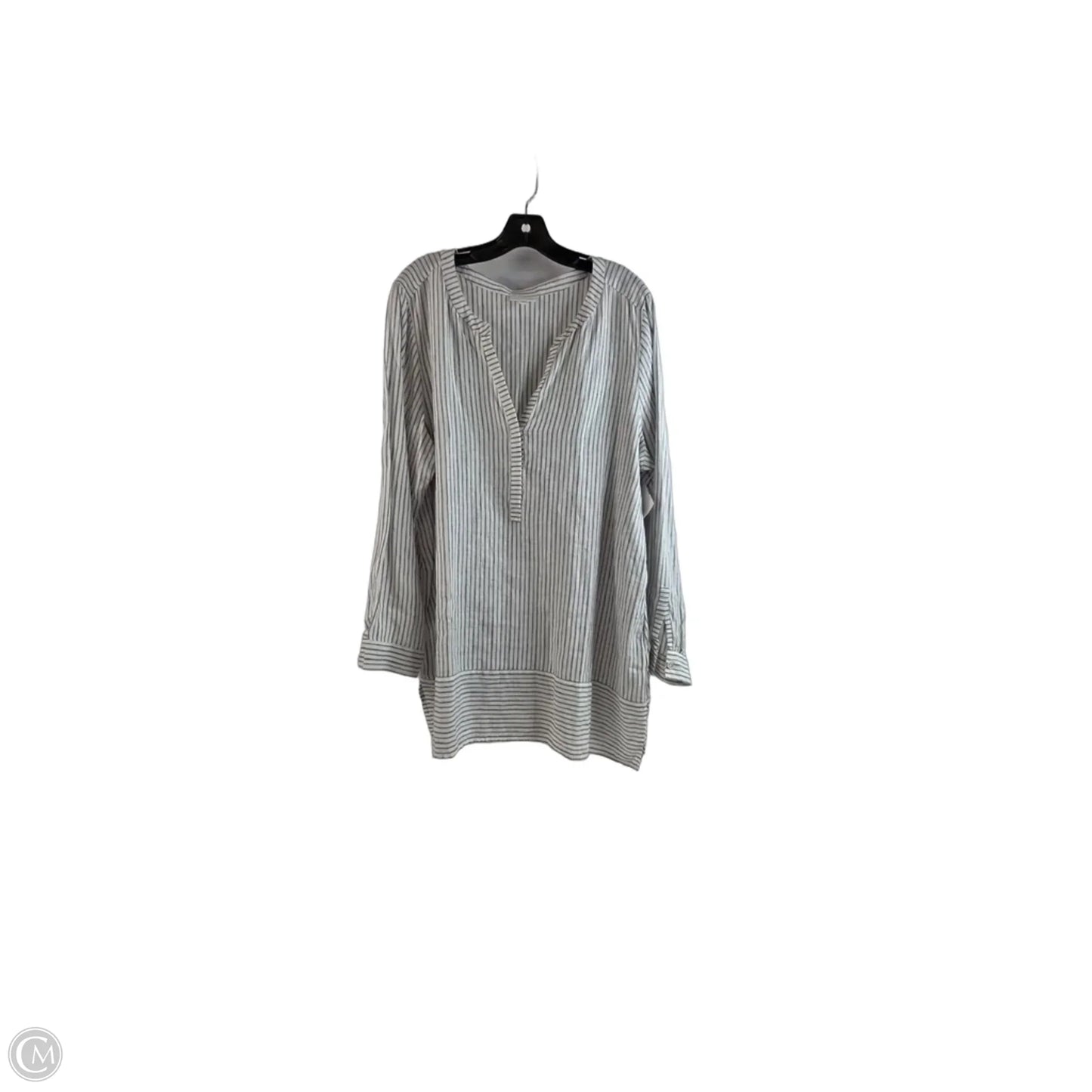 Tunic Long Sleeve By J. Jill In Striped Pattern, Size: Xl