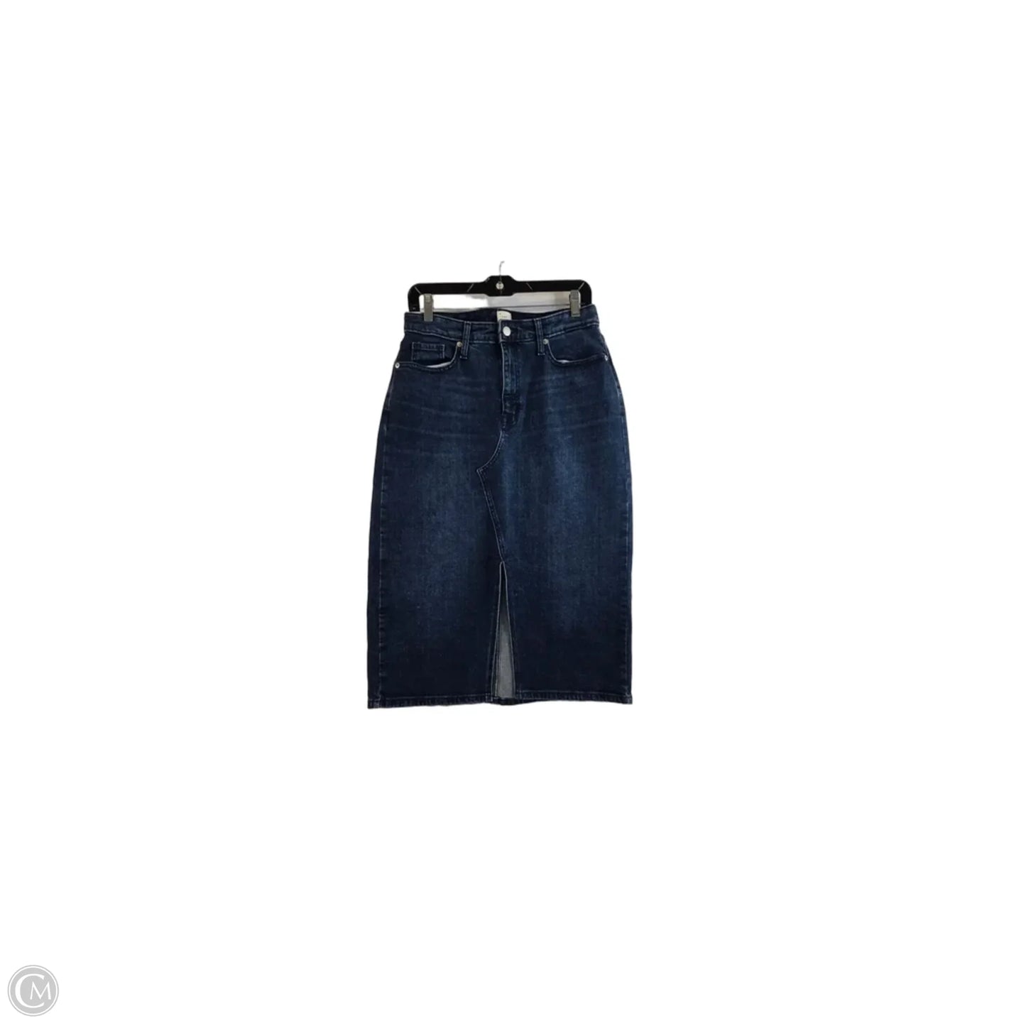 Skirt Midi By A New Day In Blue Denim, Size: 8