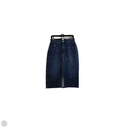 Skirt Midi By A New Day In Blue Denim, Size: 8