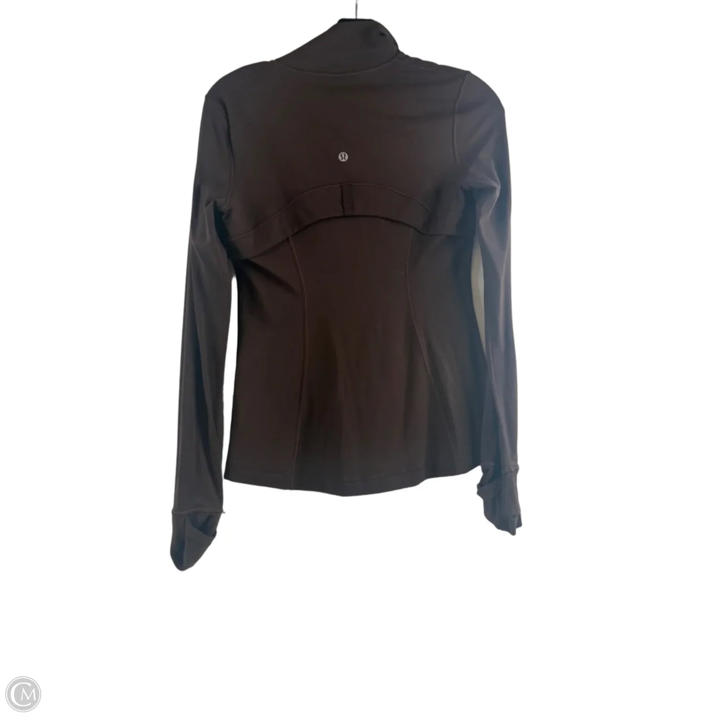 Athletic Jacket By Lululemon In Brown, Size: S
