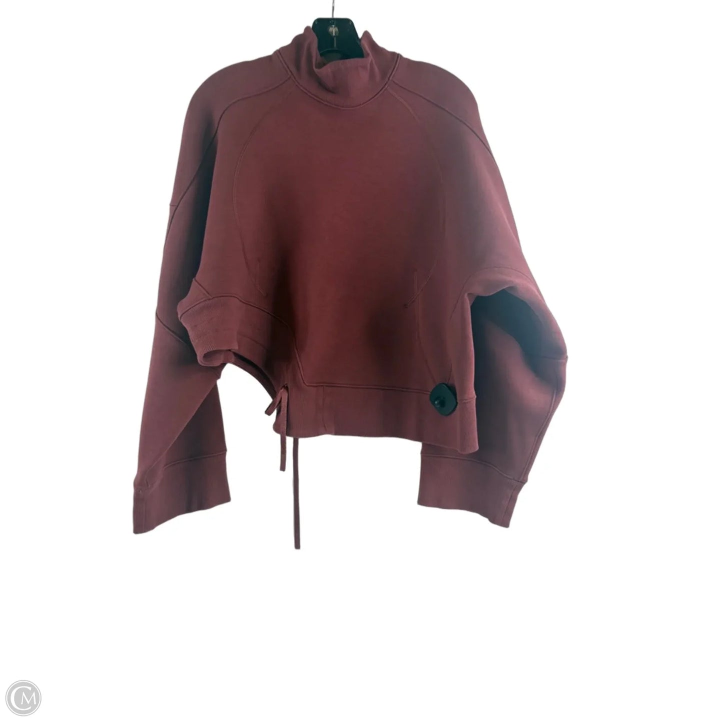 Sweatshirt Collar By Lululemon In Maroon, Size: S