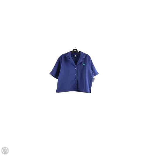 Top Short Sleeve By Clothes Mentor In Navy, Size: S