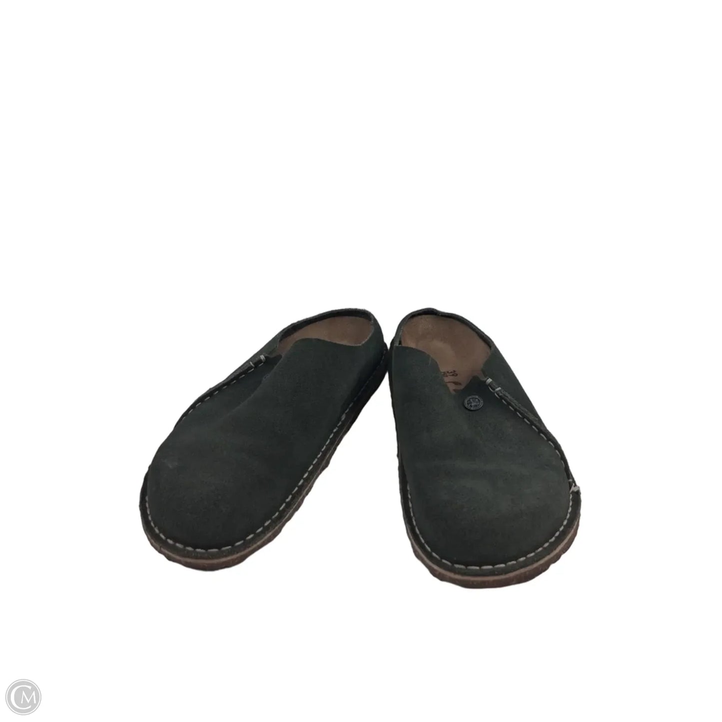 Shoes Flats By Birkenstock In Green, Size: 8