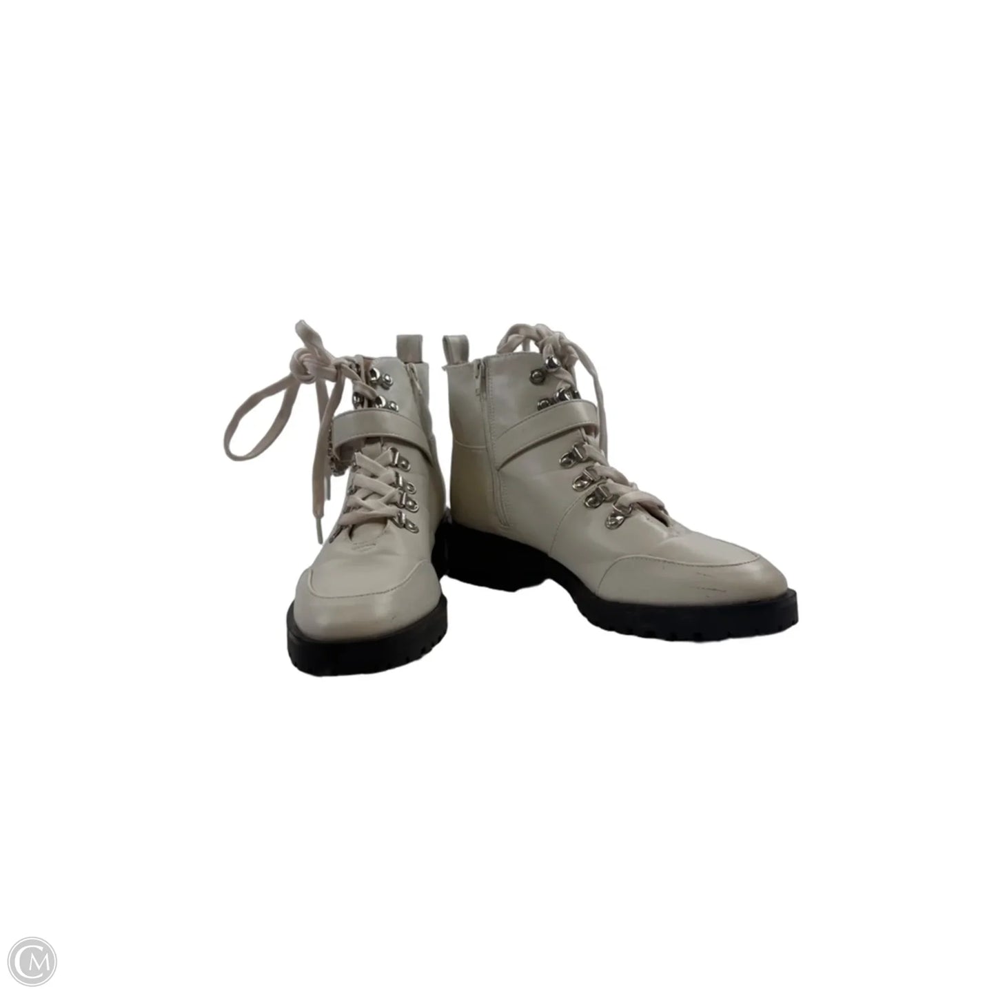 Boots Ankle Heels By Nanette By Nanette Lepore In Cream, Size: 9