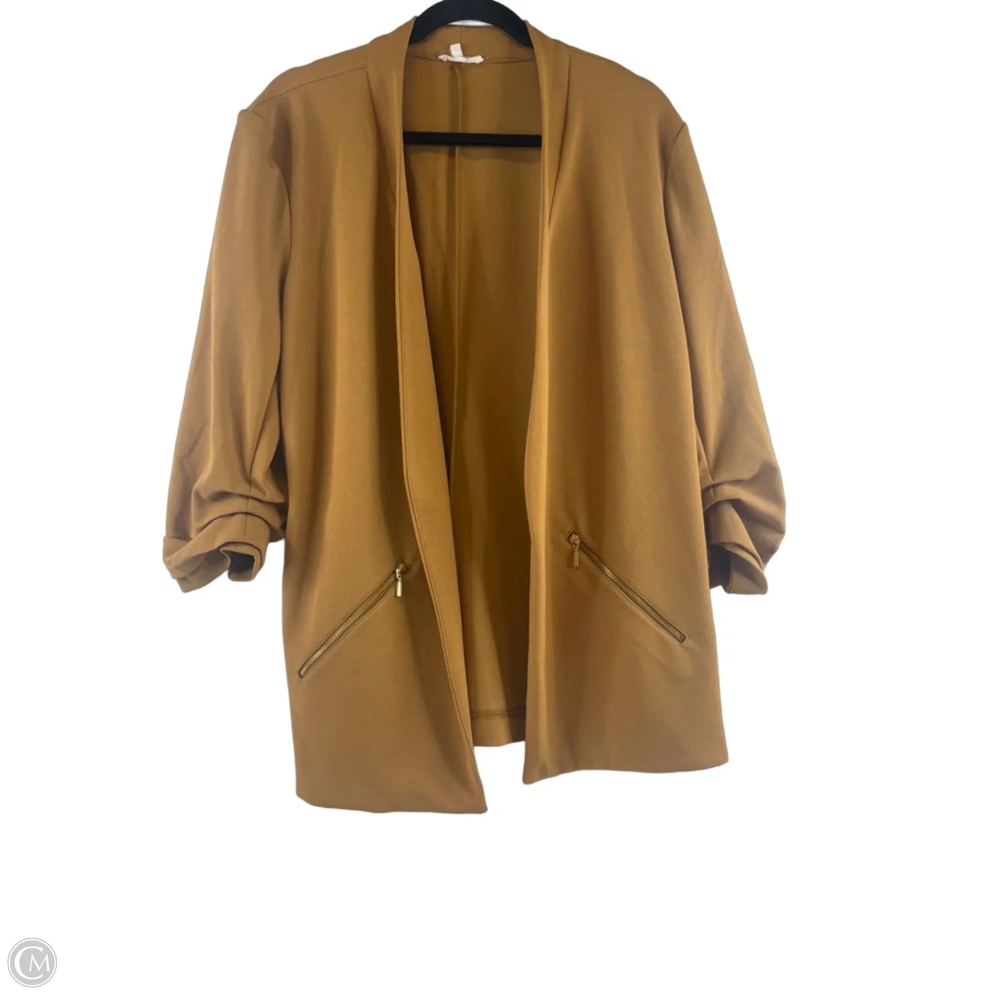 Blazer By Maurices In Tan, Size: Xl