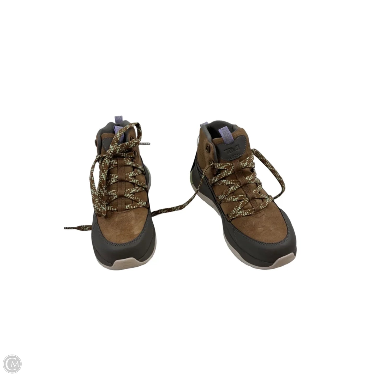 Boots Hiking By Teva In Grey & Tan, Size: 8