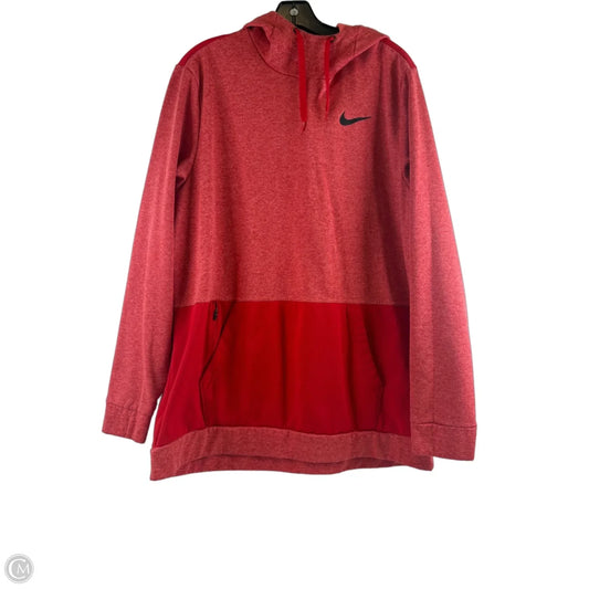 Athletic Sweatshirt Hoodie By Nike Apparel In Orange, Size: Xl