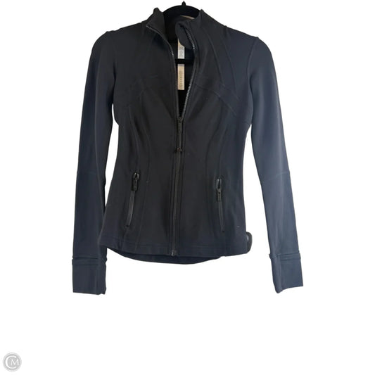 Athletic Jacket By Lululemon In Black, Size: Xs