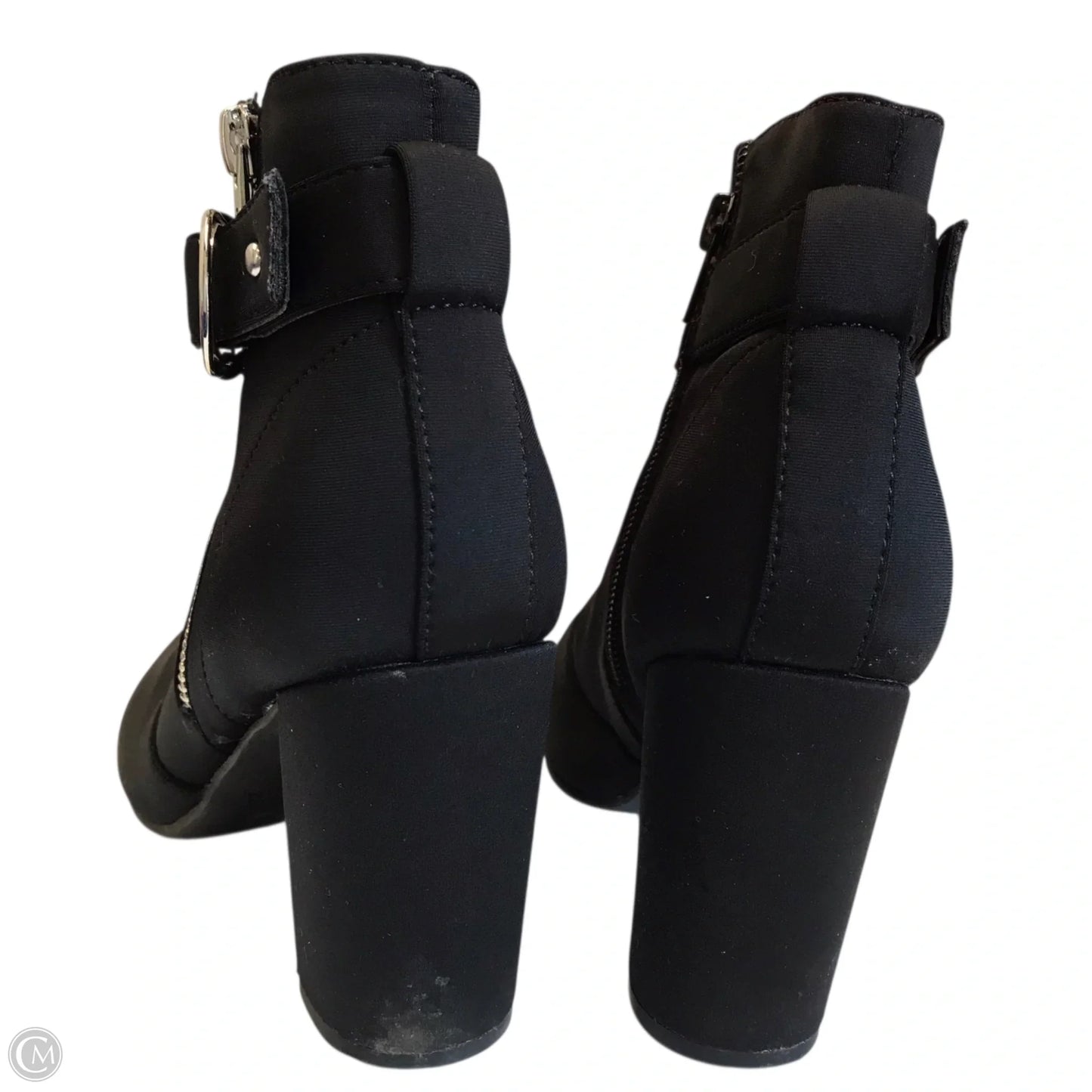 Boots Ankle Heels By Unisa In Black, Size: 6