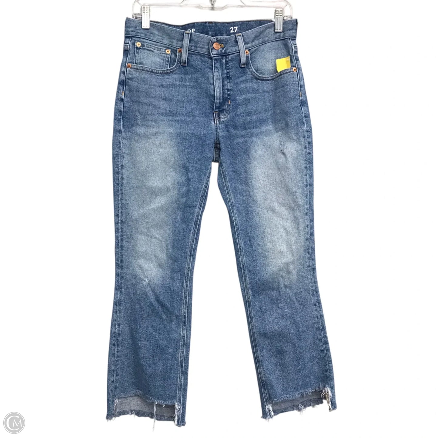 Jeans Cropped By J. Crew In Blue Denim, Size: 4