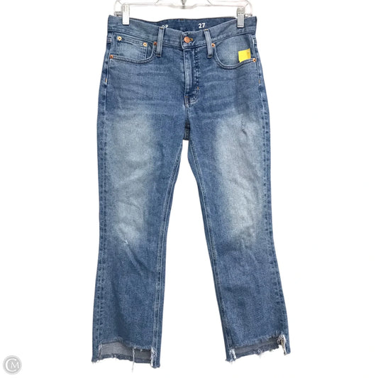Jeans Cropped By J. Crew In Blue Denim, Size: 4