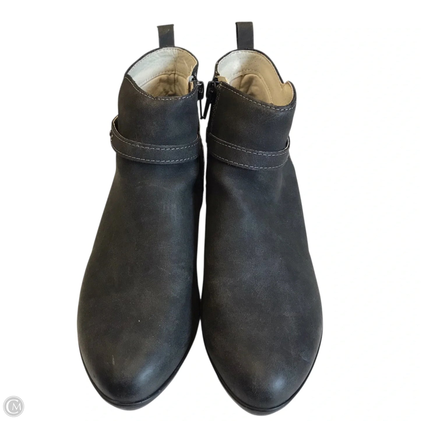 Boots Ankle Heels By Jbu By Jambu In Grey, Size: 6