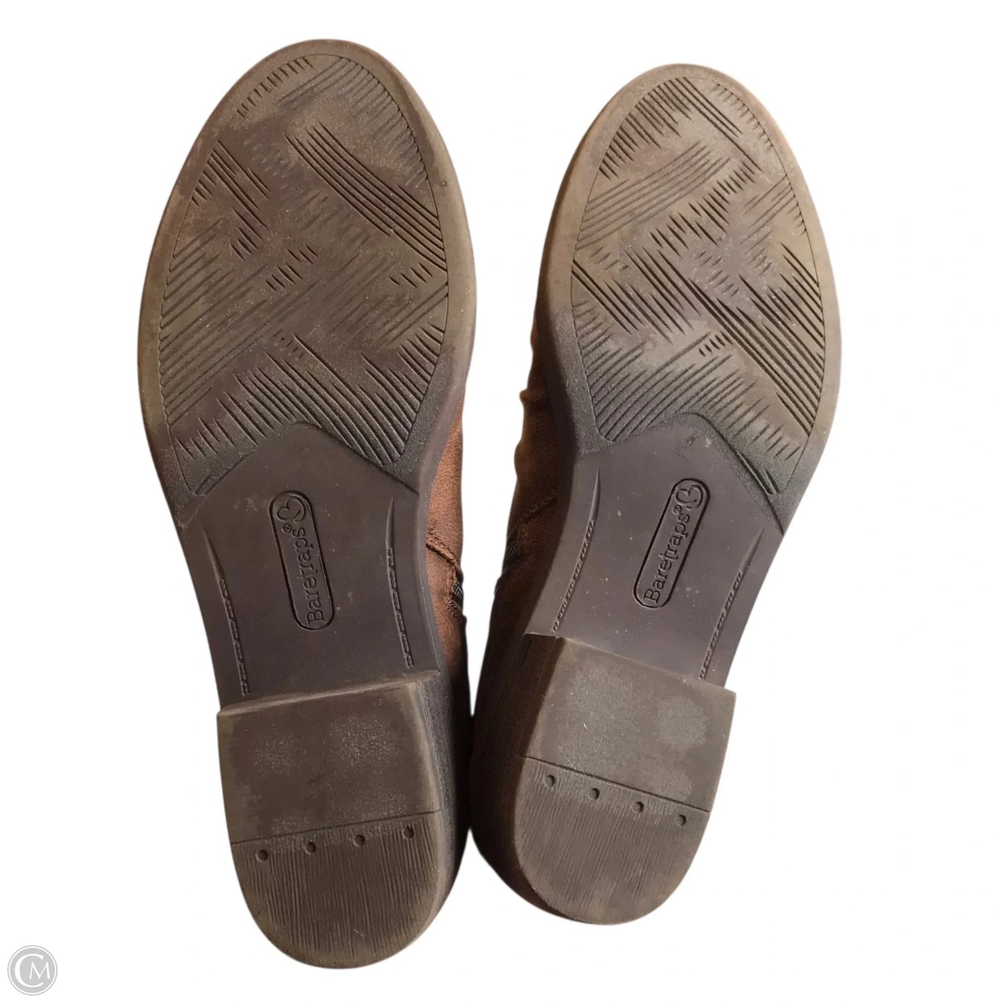 Boots Ankle Heels By Bare Traps In Brown, Size: 7