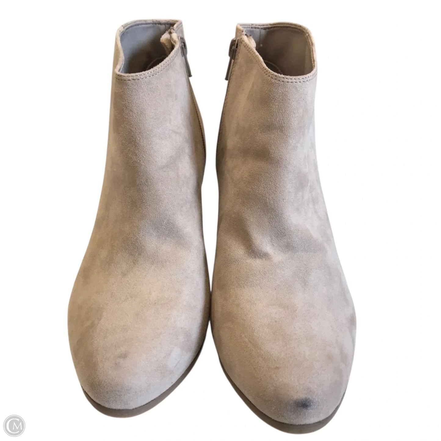 Boots Ankle Heels By Old Navy In Beige, Size: 10
