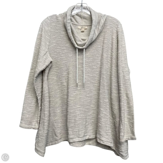 Sweatshirt Collar By Style And Company In Cream, Size: L