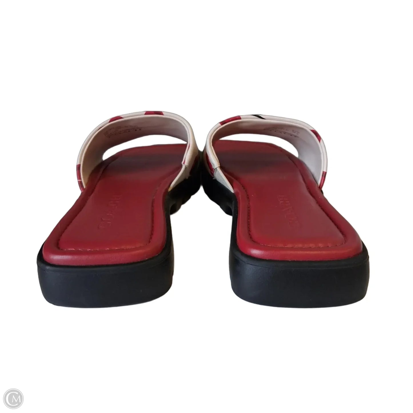 Sandals Designer By Coach In Red, Size: 6