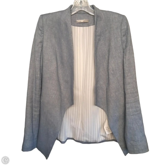 Blazer Designer By Alice + Olivia In Blue, Size: S