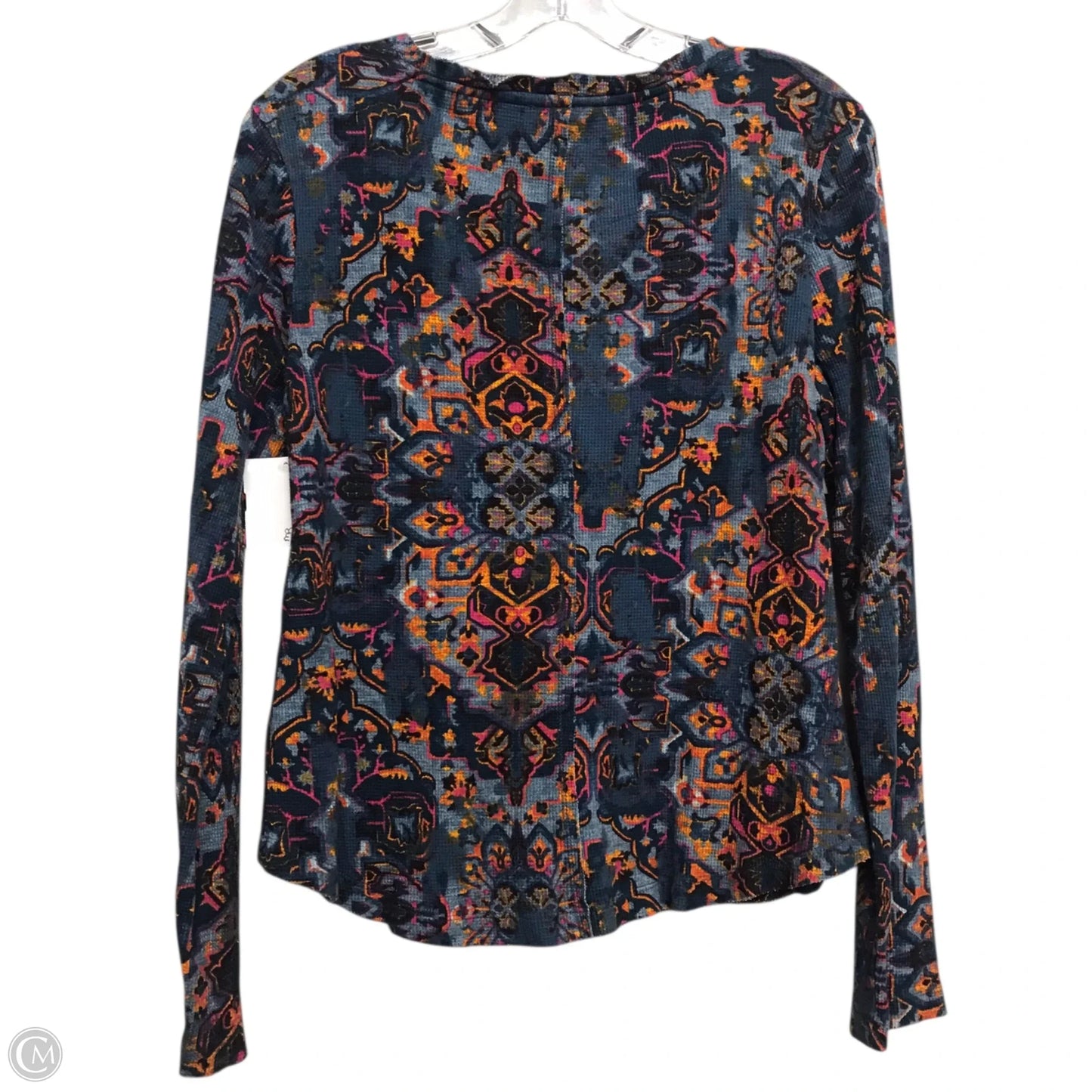 Top Long Sleeve By Pilcro In Blue, Size: M