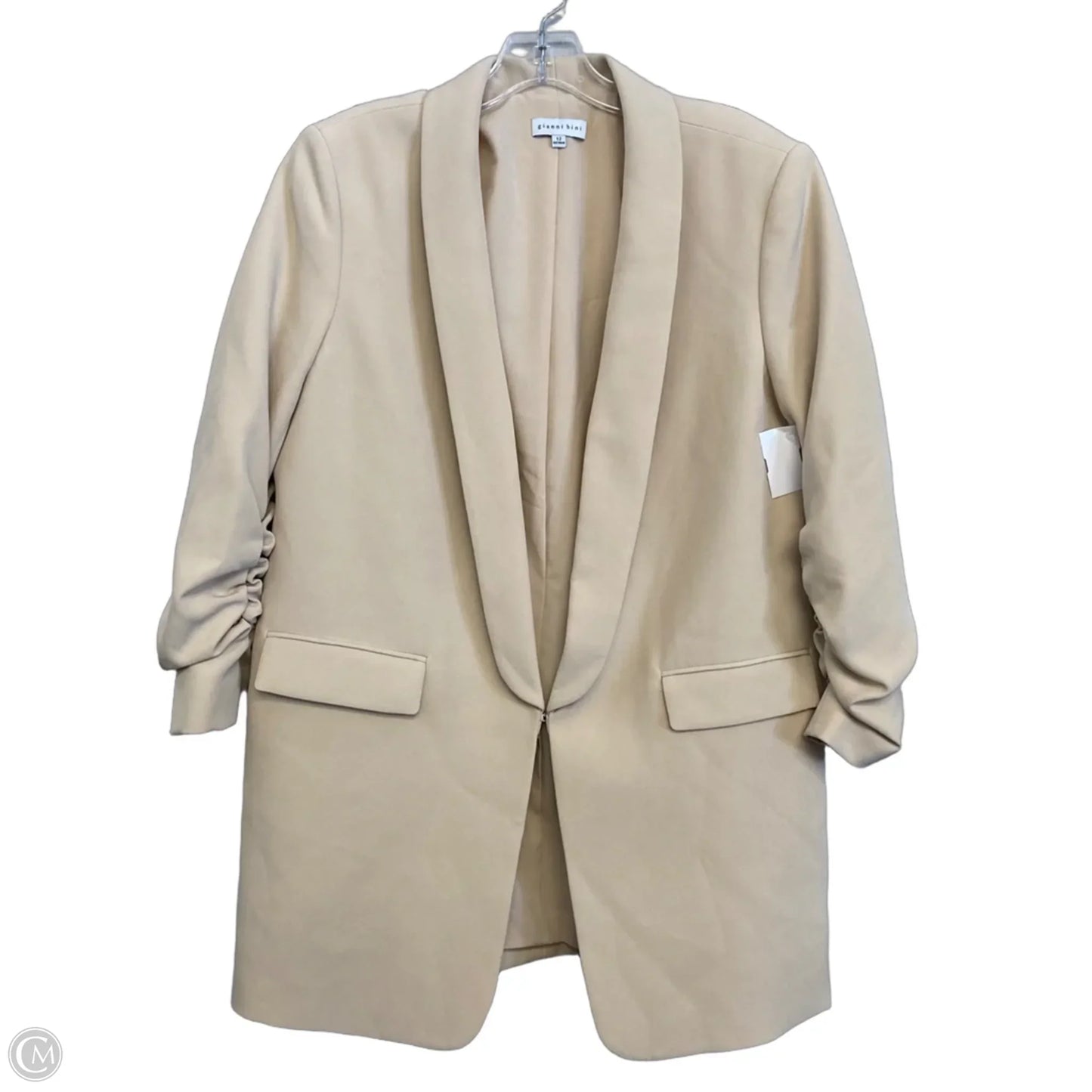 Blazer By Gianni Bini In Tan, Size: L