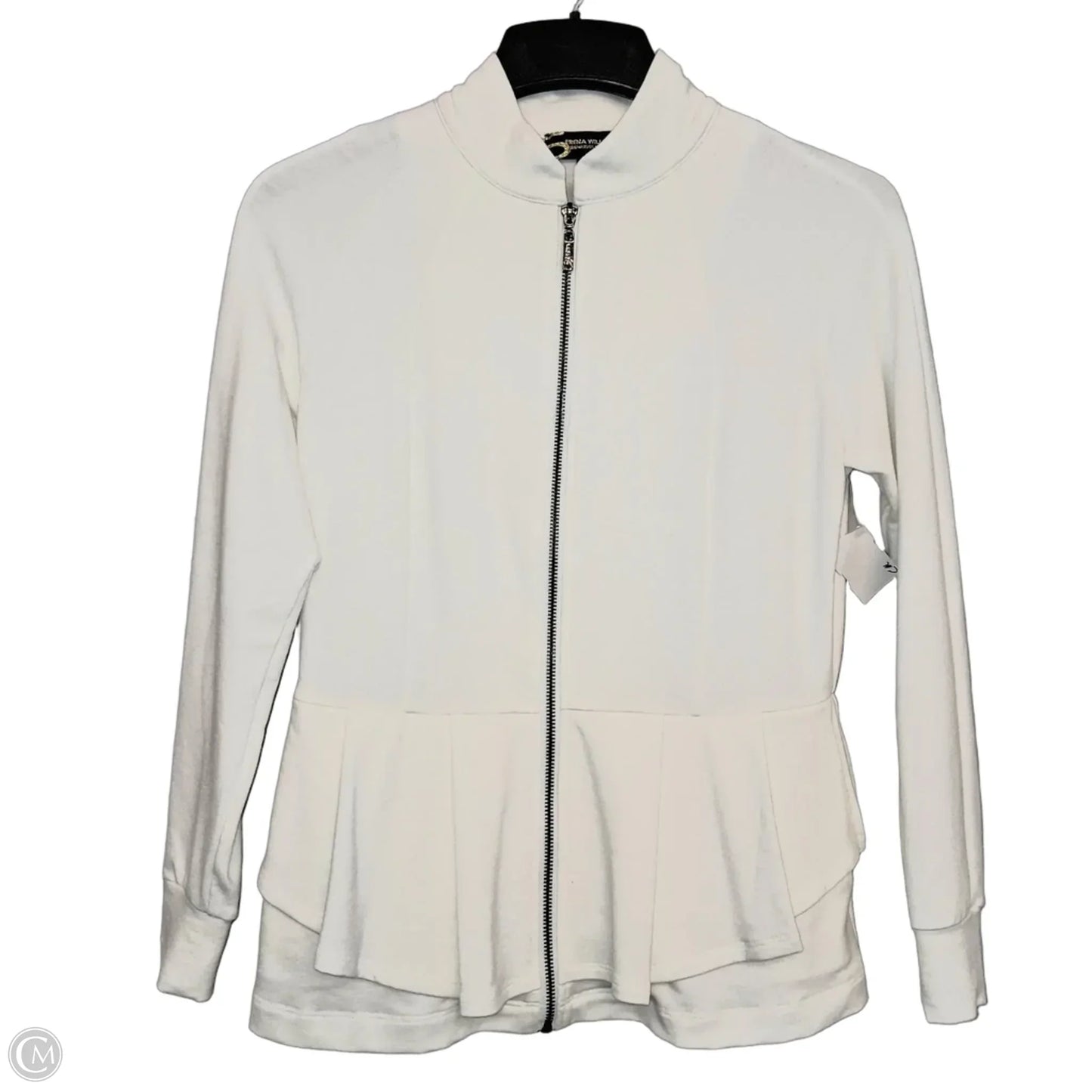 Athletic Jacket By Serena Williams In White, Size: S