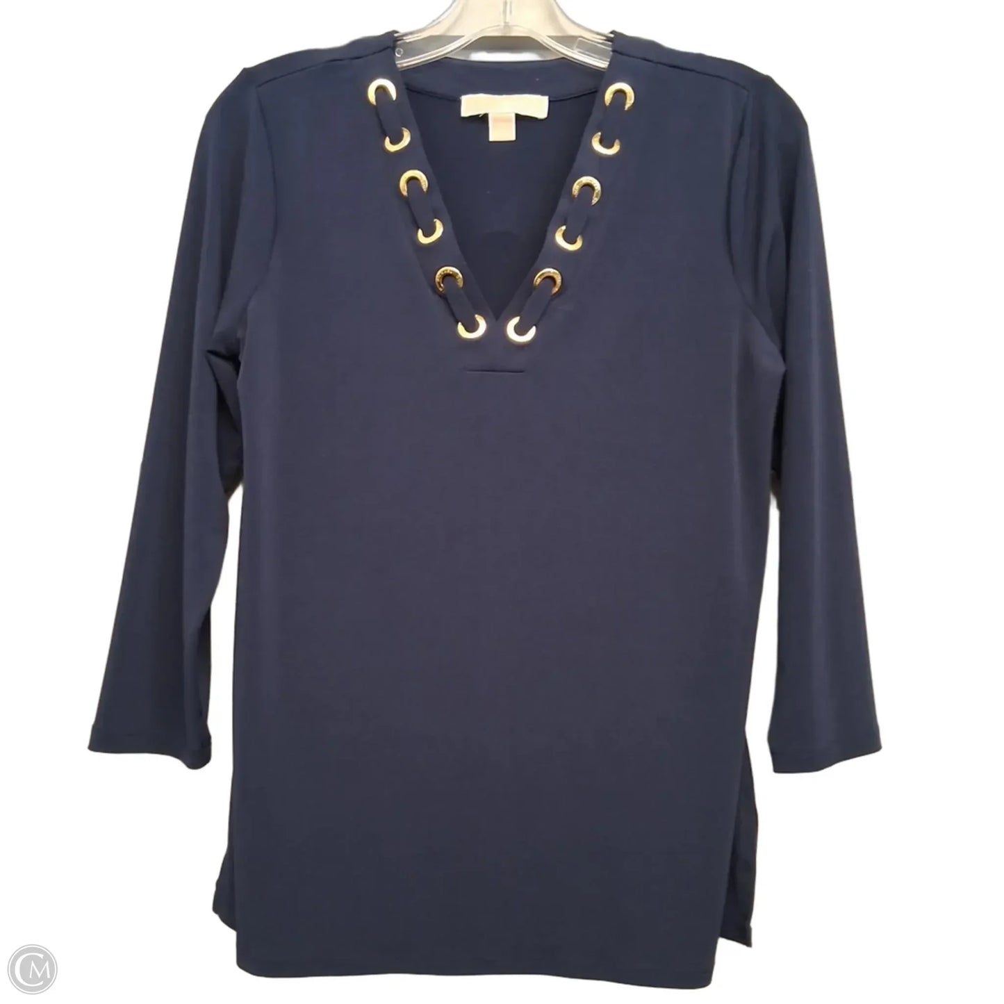 Top Long Sleeve By Michael By Michael Kors In Navy, Size: S