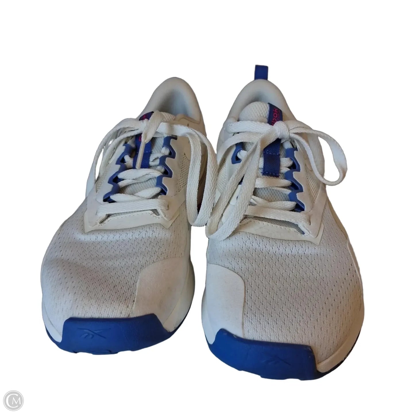 Shoes Athletic By Reebok In Blue & White, Size: 8