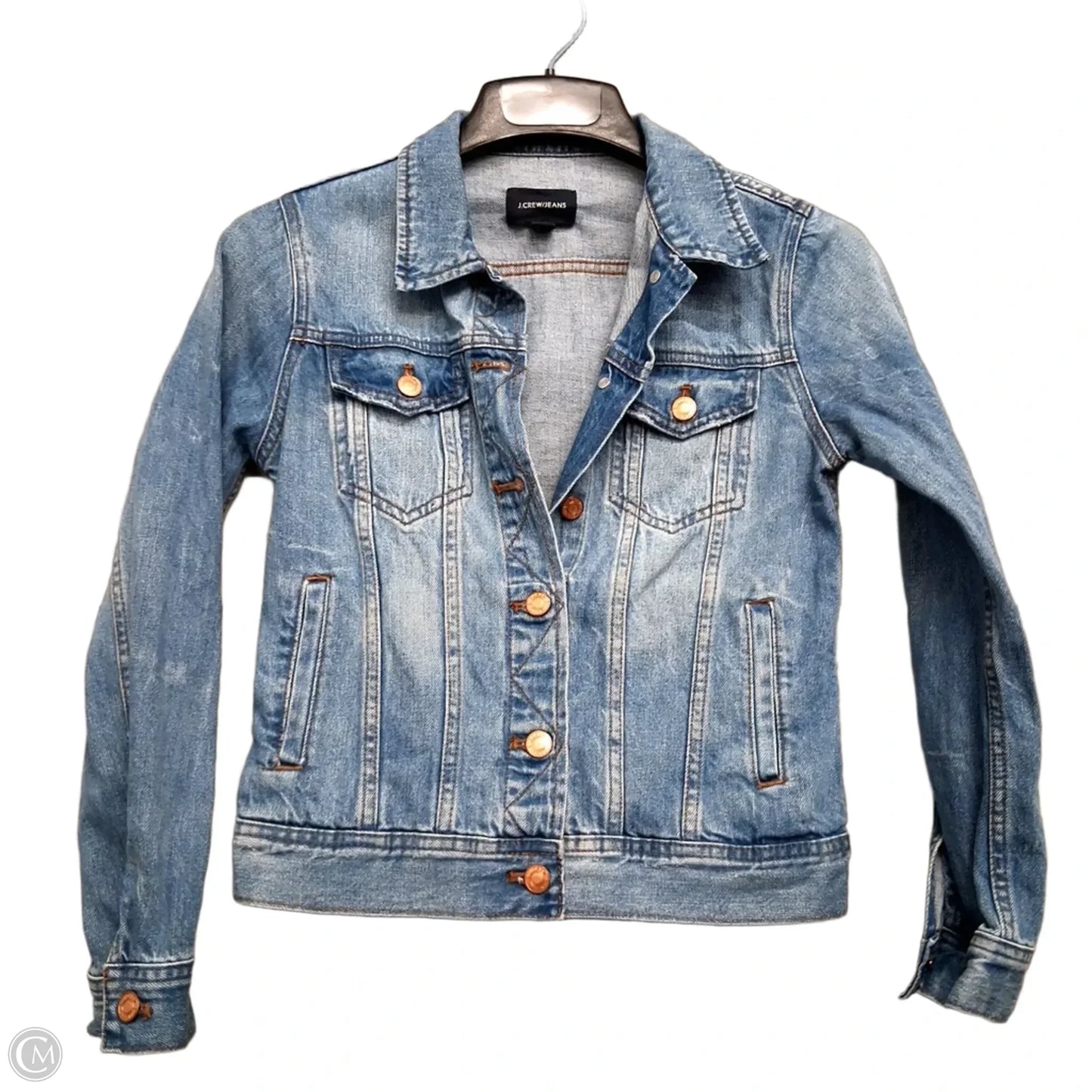 Jacket Denim By J. Crew In Blue Denim, Size: Xs