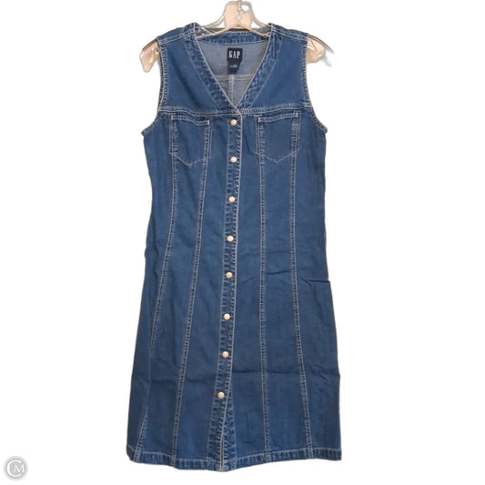 Dress Casual Short By Gap In Blue Denim, Size: M