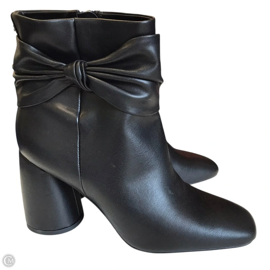 Boots Ankle Heels By Sam And Libby In Black, Size: 7.5