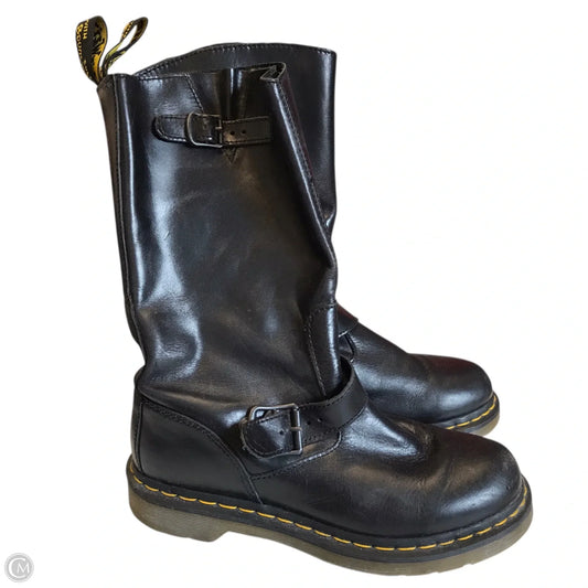 Boots Mid-calf Heels By Dr Martens In Black, Size: 8