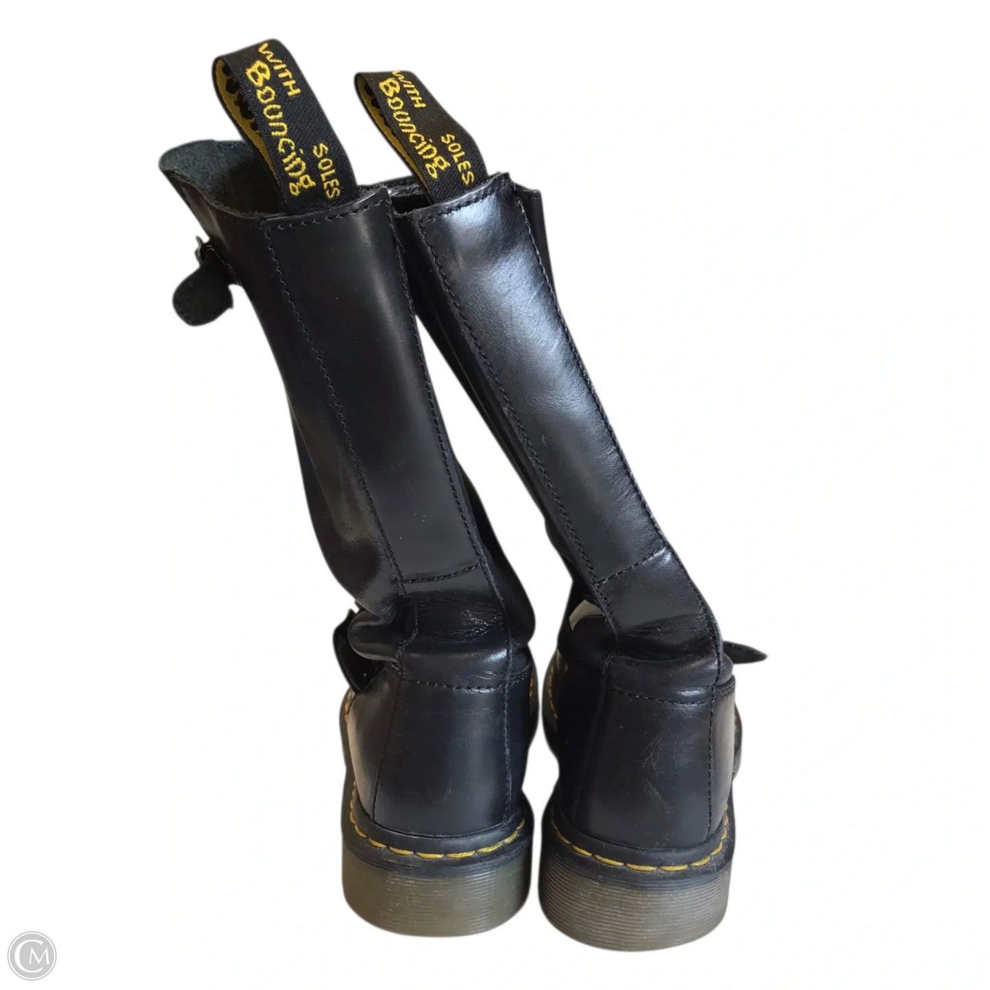Boots Mid-calf Heels By Dr Martens In Black, Size: 8