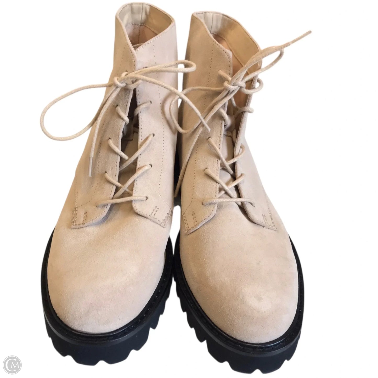 Boots Combat By J. Crew In Beige, Size: 8.5