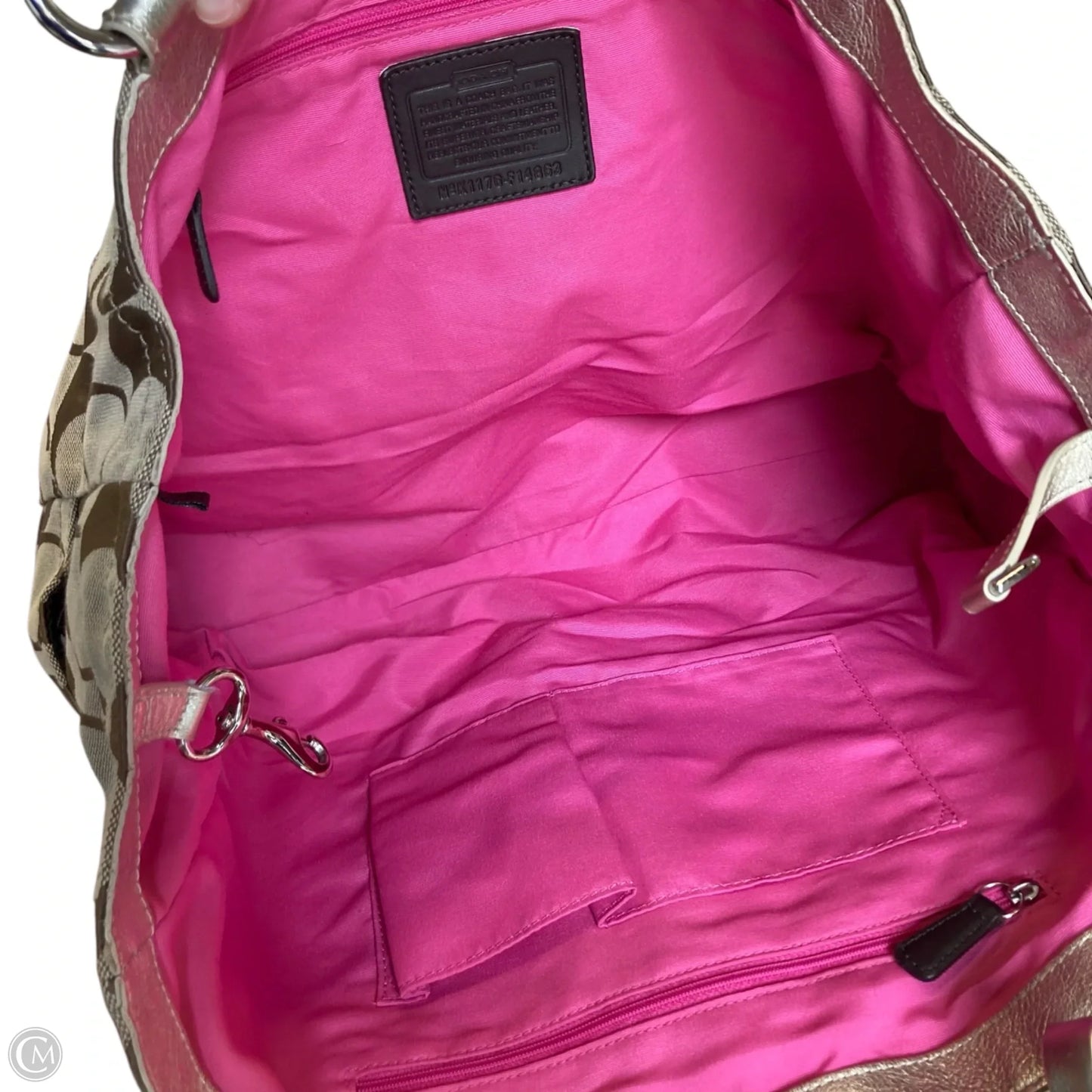 Tote Designer By Coach, Size: Medium