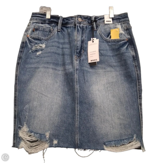 Skirt Mini & Short By Judy Blue In Blue Denim, Size: 16