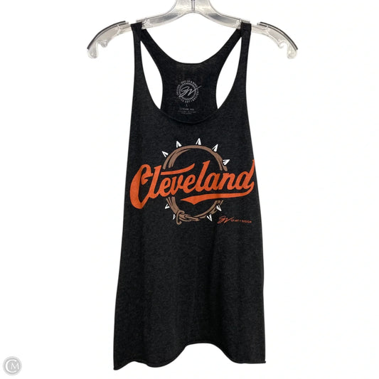 Top Sleeveless By GV Art In Black, Size: L
