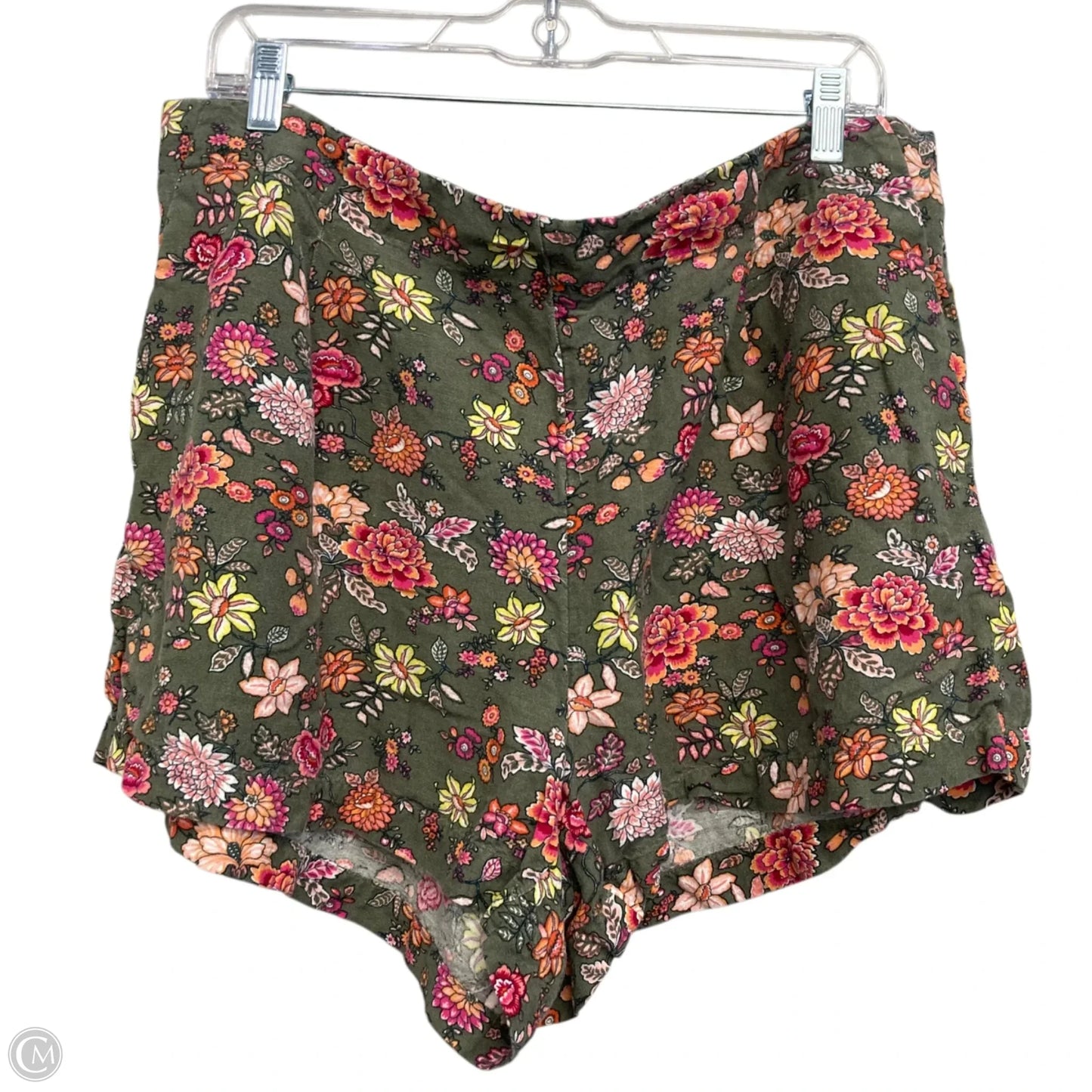 Shorts By Loft In Floral Print, Size: 16