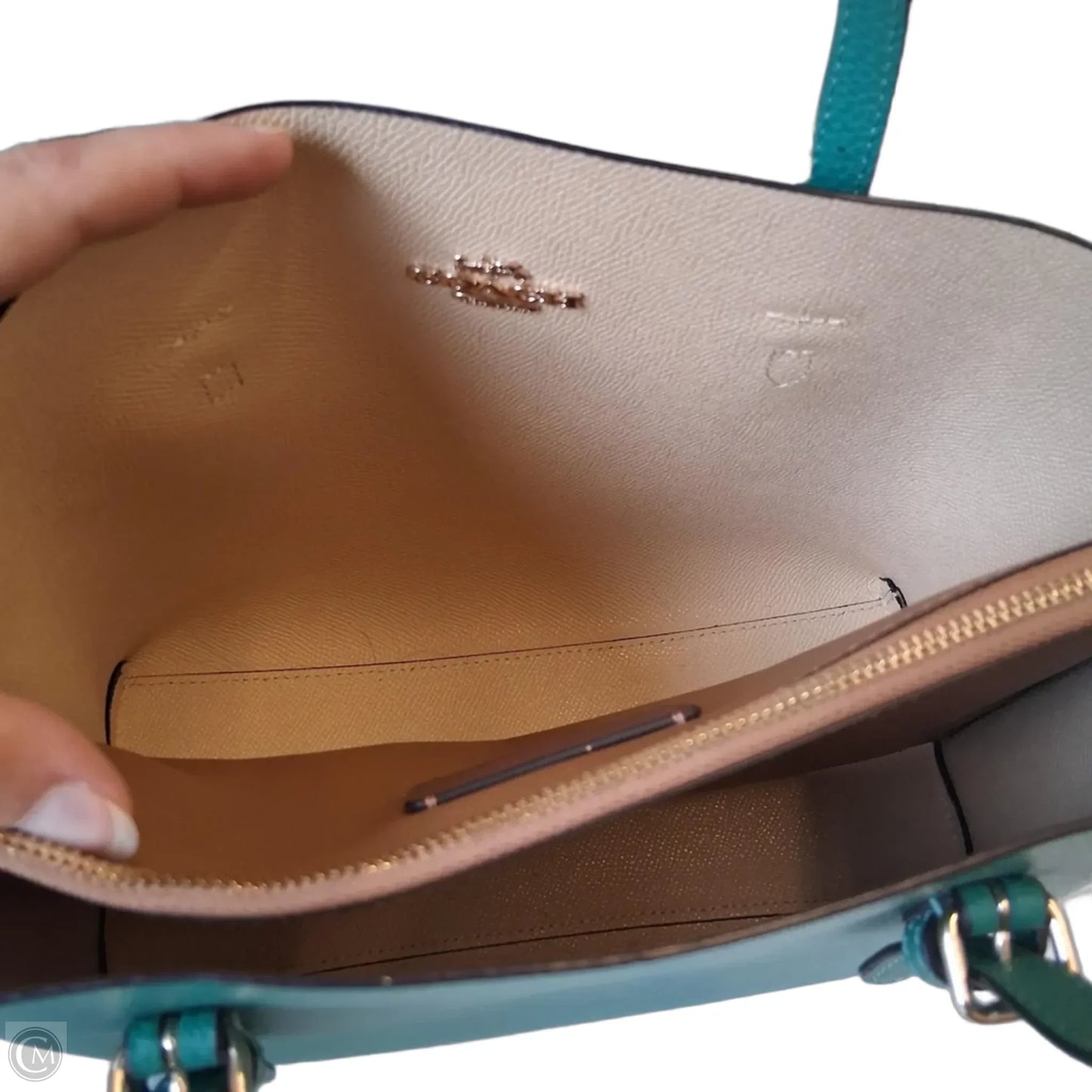 Handbag Designer By Coach, Size: Medium