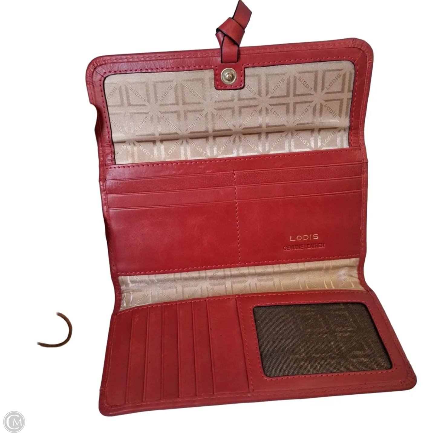 Wallet Leather By Lodis, Size: Medium