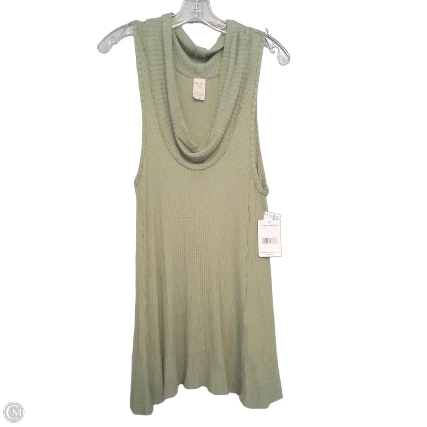 Top Sleeveless By Free People In Green, Size: M
