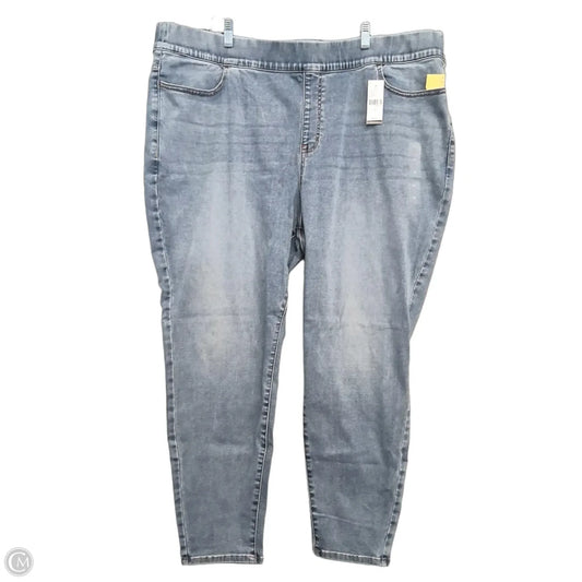 Jeans Straight By Lane Bryant In Blue Denim, Size: 28