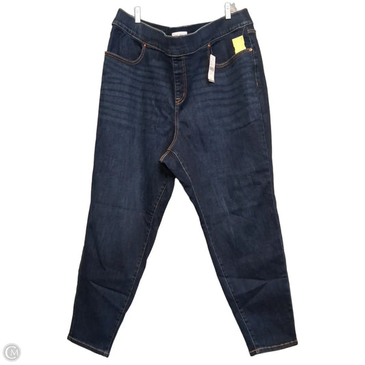 Jeans Straight By Lane Bryant In Blue Denim, Size: 28