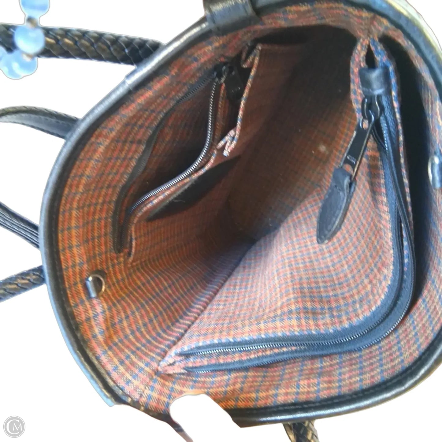 Handbag Leather By Brighton, Size: Medium