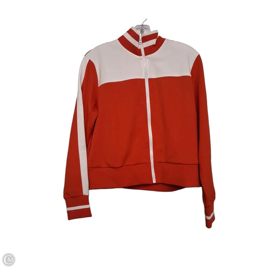 Athletic Jacket By Wild Fable In Red & White, Size: M